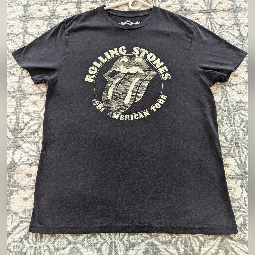 The Rolling Stones Black Tour Tee